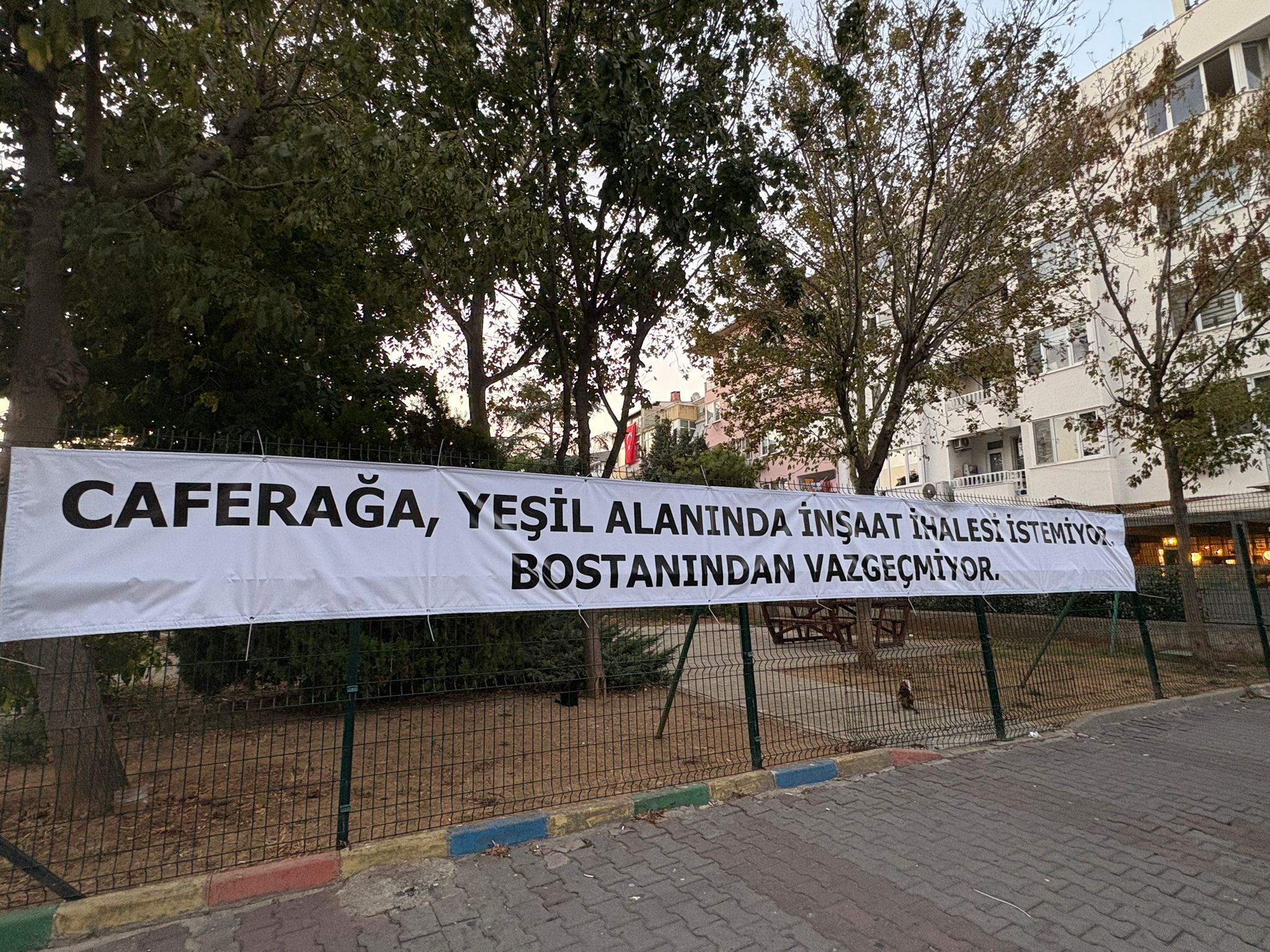 “Son yeşil alanımızı ranta teslim etmeyeceğiz”